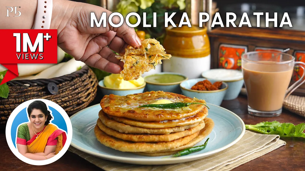 Mooli ka Paratha I Breakfast Recipes I इस ट्रिक से कभी नहीं फटेगा मूली का पराठा I Pankaj Bhadouria