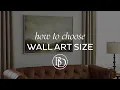 How big should wall art be