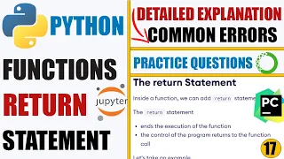 Functions Return Statement in Python