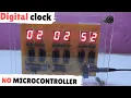 DIY digital clock from digital logic without Microcontroller