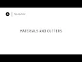 Session 9 - English Materials and Cutters