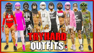 TOP 10 Best Female Tryhard Outfits GTA 5 Online