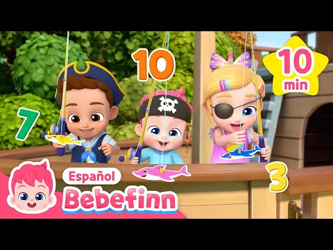 Con Mis 10 Pequeños Amiguitos?? | Canciones Infantiles para Ver con Familia | Bebefinn en español