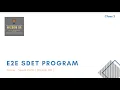 End to End SDET Program Demo Class 2