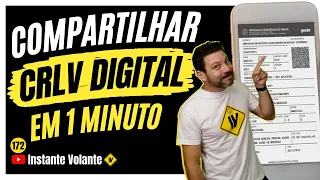 Como compartilhar o CRLV DIGITAL com outra pessoa | ???? 172