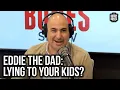 Eddie the Daddy Lying to Your Kids Stickers on Cars Thank Yous for Birt ay Parties