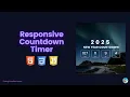 Responsive Countdown Timer Tutorial JavaScript Beginner Project Hindi