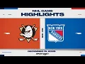 NHL Highlights | Ducks vs. Rangers - Dec 15, 2025