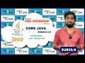 Day 25 of 45 Days Free Internship - CORE JAVA Session