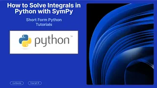 How to Solve Integrals in Python with SymPy Step-by-Step Tutorial for Beginners