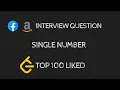 Single Number Bit Manipulation Hashmap Python Code Explanation - Leetcode 136