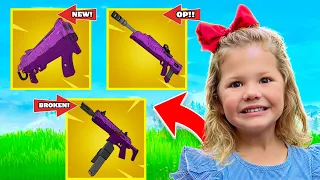 4 Year Old Fortnite Prodigy Collects Every *Simpsons* Mythic in One Game!!
