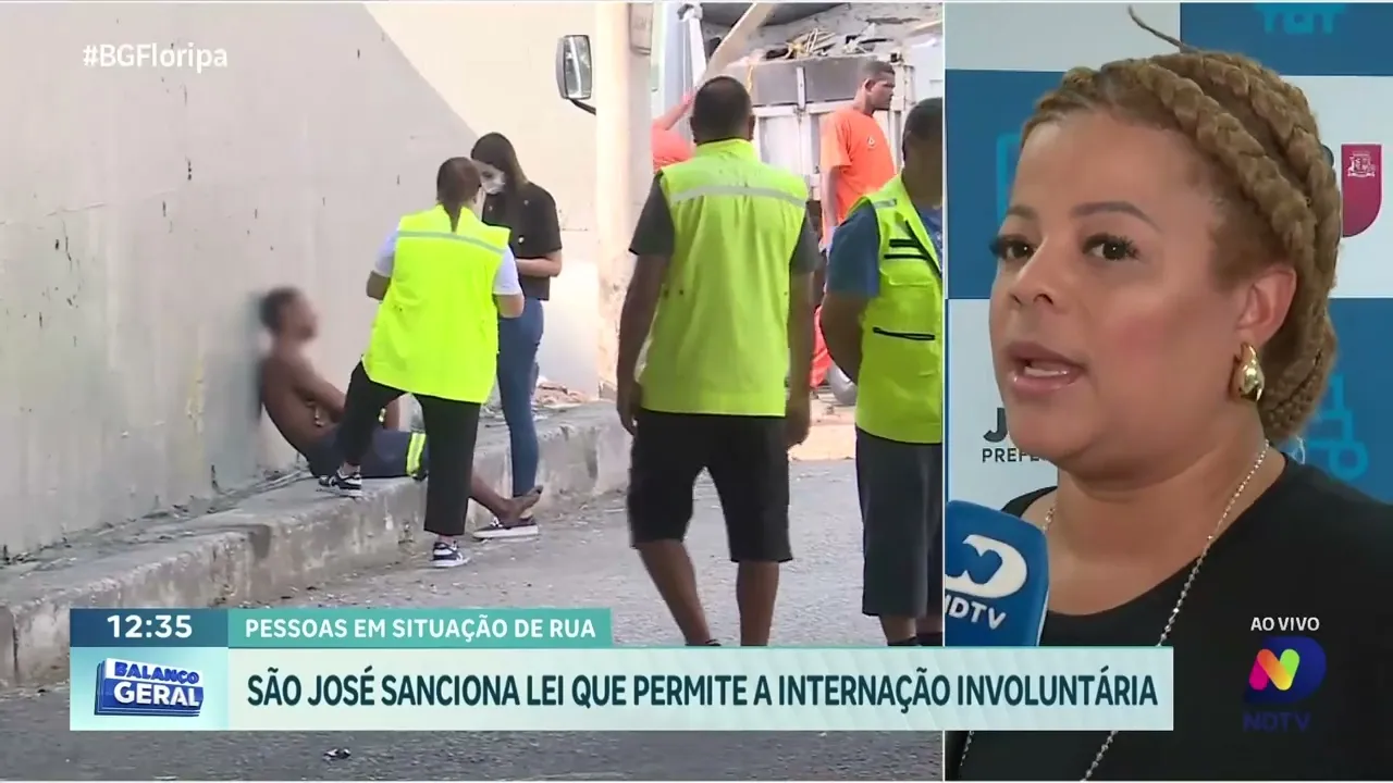 São José: nova lei permite a internação involuntária de pessoas em situação de rua