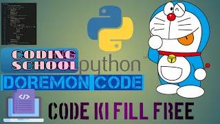 Create Doraemon Using Python Full Tutorial with Code Learn Graphics in Python