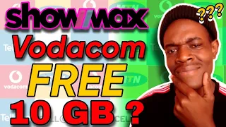 free 10 gb showmax data on vodacom showmax vodacom freedata