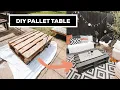 DIY Pallet Coffee Table - EASY QUICK CHEAP to make 8 Simple Steps