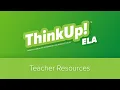 ThinkUp ELA North Carolina Teacher Resources