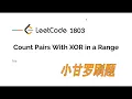 LeetCode 1803 Count Pairs With XOR in a Range Weekly Contest 233