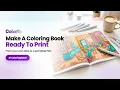 How To Make A Coloring Book With AI From Idea To Print Ready PDF