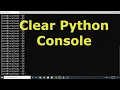 Clear Python Console in WIndows Linux and OS X