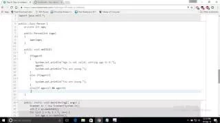 Day 4 of code Class vs Instance hackerrank java tutorial