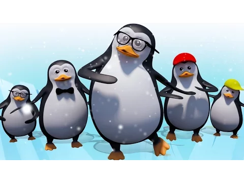 Download MP3 Five little penguins | baby songs | five little babies | cartoon nursery rhymes for kids | kids tv