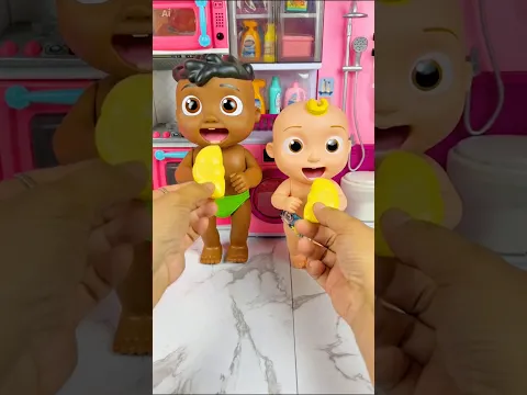 Satisfying With Unboxing Miniature Boys Eating Durian Set Toys, ASMR Videos #shorts