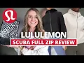LULULEMON SCUBA OVERSIZED FULL ZIP REVIEW TRY-ON