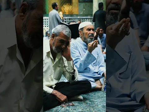 في رحاب مرقد أبي الفضل العباس (عليه السلام) المؤمنون يشاركون في قراءة دعاء الندبة