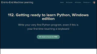Getting ready to learn Python Windows edition Files and directories