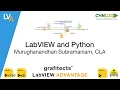 LabVIEW and Python - Muruganandhan Subramaniam CLA