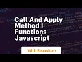 Call and apply method i functions javascript