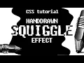 CSS Filters - SVG Turbulence Filter Animation CSS3 Creative Menu Hover Effects Squigglevision