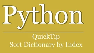 QuickTip - Python Tutorial