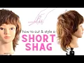 How to Cut and Style a Short Shag