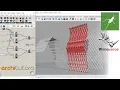 Make a diagonal grid parametric surface in Rhino using Grasshopper
