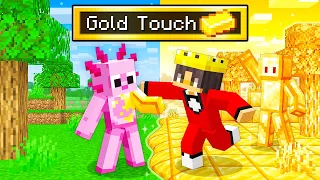 Mongo Has GOLD TOUCH In Minecraft