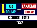 1 CANADIAN DOLLAR TO US DOLLAR FOREIGN CURRENCY EXCHANGE RATES TODAY 22 JULY 2024