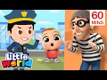 Download Lagu Police Keeps Us Safe |  Little World Kids Songs \u0026 Nursery Rhymes