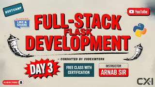 Full Stack Flask Development by Arnab Sir Flask Development CODEXINTERN