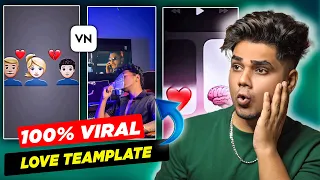 VN VIRAL Love Template | Trending reel editing tutorial - VN editor