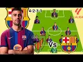 Debut Rodri Laliga Bibao Vs Barcelona Potential 4-2-3-1 Line up in Laliga Jornada 1 Season