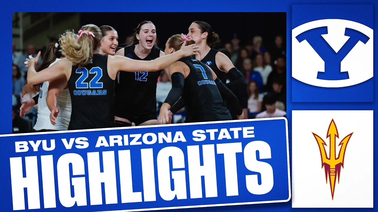 BYU Women's Volleyball vs Arizona State || Full Game Highlights 2026