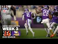 Cincinnati Bengals vs Minnesota Vikings Game Highlights NFL 2025 Season Week 3