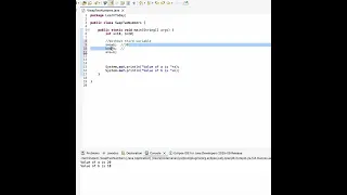 Swap Two Numbers in Java Without Temp Variable in Eclipse Part 4
