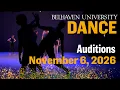 Audition for Belhaven University s Dance Program