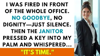 I was fired in front of the whole office. Then the janitor handed me a key and...