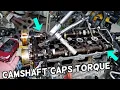 HYUNDAI TUCSON CAMSHAFT CAPS TORQUE SPECS CAMSHAFT BOLTS SEQUENCE