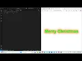 HTML CSS Javascript Project 35 Merry Christmas Created by Trishanth Kumar