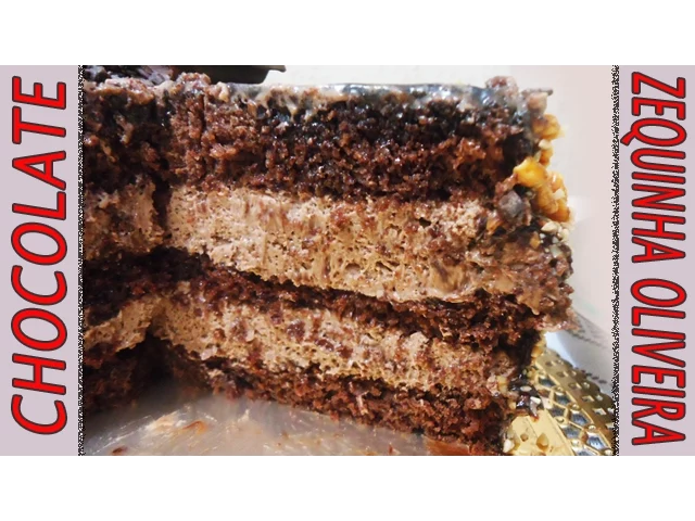 BOLO DE MOUSSE DE CHOCOLATE PRETO DO ZEQUINHA PASSO A PASSO